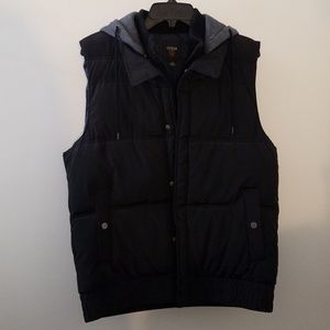 Guess Puffer Vest with Hoodie for Men